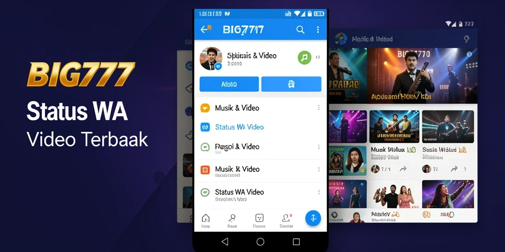 Screenshot utama BIG777 menunjukkan antarmuka pengguna yang sederhana dan fungsional.