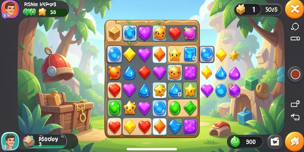 Tampilan antarmuka dan gameplay seru RSNVIP8.