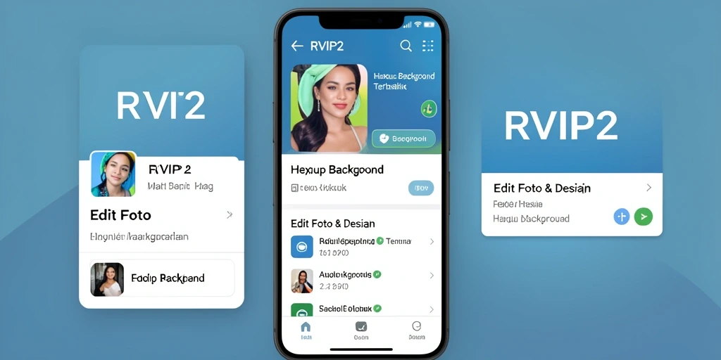 Antarmuka RVIP2 yang intuitif untuk menghapus background.