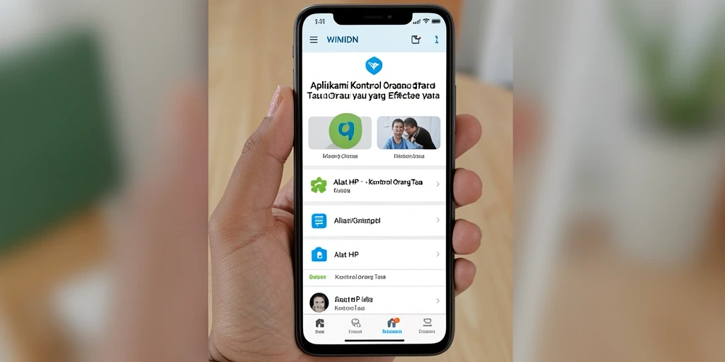 Tampilan antarmuka WINIDN yang intuitif dan mudah digunakan.