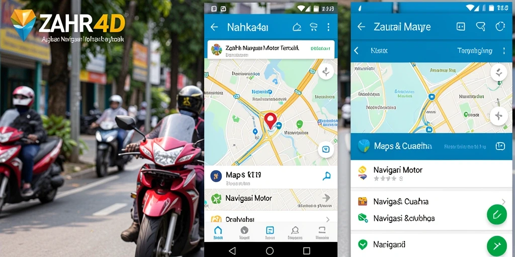 Tampilan antarmuka ZAHRA4D untuk navigasi motor yang intuitif.